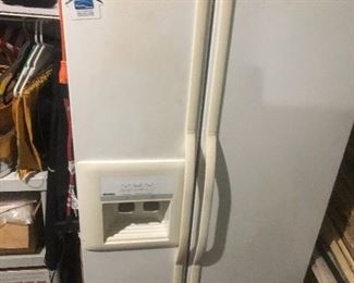 Working fridge in garage