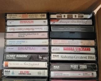 Dean Martin DVD's and Several Cassette Tapes of Various Music