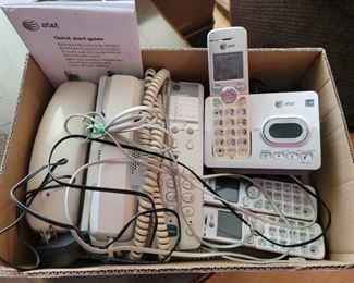 Cordless phones and corded phones