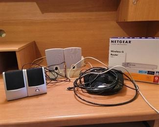 Computer Routers and Speakers
