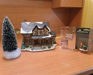 Stone Cabin Illuminated