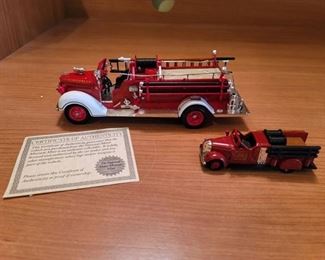 Bedford Falls Fire Truck and No. 1 Truck