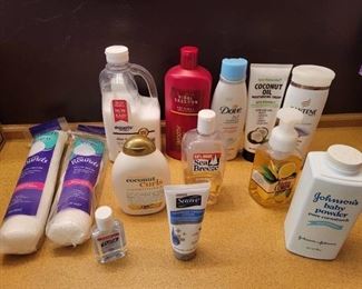 All Personal Bathroom Supplies Pictured