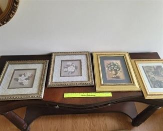 4 Framed Pictures