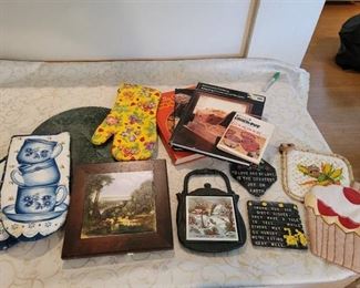 Trivet's, Cookbooks, Oven Mitts, Kitchen Towels