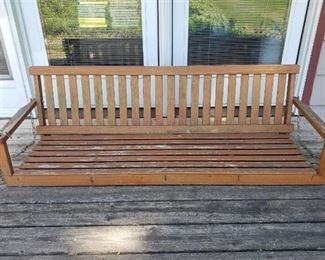 Wood Porch Swing ~ 5 ft. Long