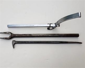 Snap on Flywheel Turner, Split Wedge Tie rod Knuckle Specialty Tool and 16 in. Lady Foot