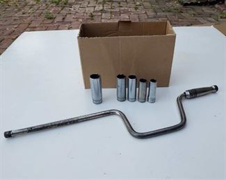 SNAP-ON 3/8" Drive Speed Wrench F4L and Sockets