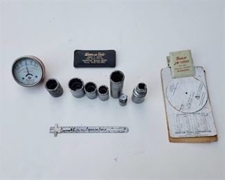 Snap on Sockets, tools and information sheets