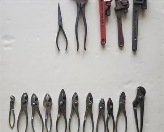 Pipe Wrenches and Pliers