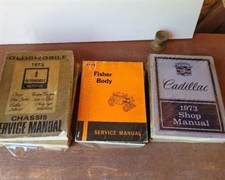 1973 Oldsmobile, Fisher and Cadillac Service Manuals