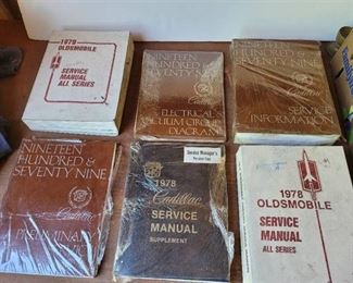 1978 and 1979 Oldsmobile and Cadillac Service Manuals