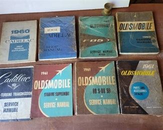 1960 and 1961 Cadillac and Oldsmobile Service Manuals