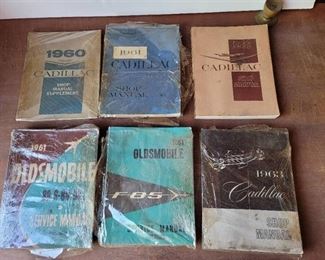 1960, 1961, 1962, 1963 Cadillac and Oldsmobile Service Manuals