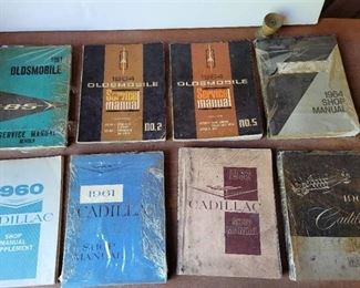 1960, 1971, 1962, 1963 and 1964 Cadillac and Oldsmobile Service Manuals