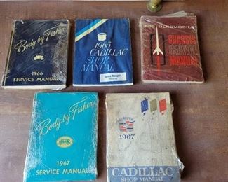 1965, 1966, 1967 Cadillac and Oldsmobile Service Manuals