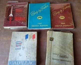 1965, 1967, 1968 and 1969 Cadillac and Oldsmobile Service Manuals