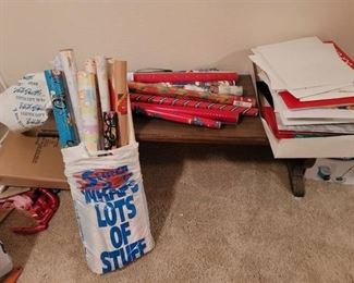 Christmas Wrapping Paper and Boxes