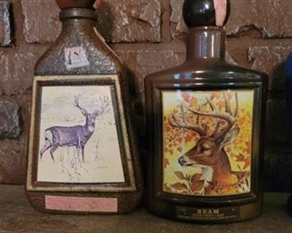 2 Beams Decanter with Deer