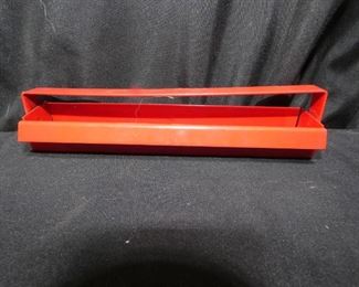 Red Metal Socket Tray
6.75" x 1.5" x 1.5"