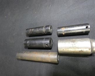 MATCO Deep Well Sockets
- 19mm CDP19M6 1/2" Drive - 3.25" tall
- 5/8" HDS5A 1/2" Drive - 5" tall
- 16mm COP10M6 1/" Drive - 3.25" Tall
- 1" 80328 3/8" Drive - 2.75" tall
- 16mm BDP16M6 - 2.75" tall