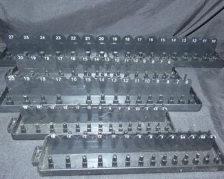 5 Pc Socket Tray Holder Tool Box Draw Organizer