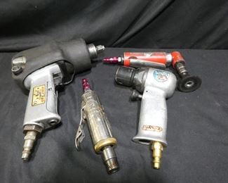 Die Grinder, Pneumatic Hammer, Air Wrench
- Vintage F9434E Air Wrench
- Campbell Hausfelf Pneumatic Hammer
- Air Grinder
- Popular Mechanics 1/4 Mini Die Grinder