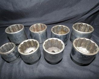 8 Pc 1" - 2" Craftsman Sockets 1" Drive
- 1 3/16
- 1 5/8
- 1 11/16
- 1 3/4
- 1 13/16
- Two 1 7/8
- 2"
