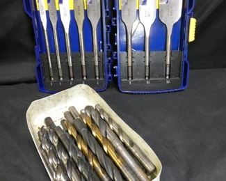25 Bits & Irwin 8 Piece Speedbor Drill Set
- Irwin 8 Piece Speedbor Drill Set
Includes: 1/2, 5/8, 3/4, 7/8, 1, 1-1/8, 1-1/2
- 25 Assorted Drill Bits