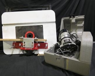 Porter Cable Router Model 1001
- Porter Cable Router Model 1001
- Freud Router Table (Wood Guide is broken off)