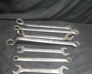 8 Craftsman & Misc 12 Point Wrenches
- Combination Offset (No Size)
- Craftsman Box End 15/16 & 1 Wrench
- Combination Offset 15/16 Wench
- Boxend 1" & Offset 15/16
- Open Cresent 3/4 & 7/8
- Box End 9/16 & 5/8
- Open Crescent 11/16 & 13/16
- Offset 1/2 & 9/16
