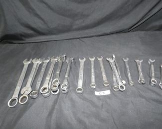 25 Craftsman Metric Wrenches
- 19mm Combination Wrench
- Open Crescent 18mm Wrenches
- 18mm Combination Wrenches
- 17mm Combination Wrenches
- Two 16mm Combination Wrenches
- Three 15mm Combination Wrenches
- Three 14mm Combination Wrenches
- 13mm Combination Wrenches
- 12mm Combination Wrenches
- Four 11mm Combination Wrenches
- 10mm Combination Wrenches
- Two 9mm Combination Wrenches
- Two 8mm Combination Wrenches
- Two 7mm Combination Wrenches