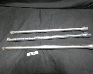 3 MAC & MATCO Ratchet Extensions
- MAC Tools V15E 1/2" Drive ,15" Extension
- MAC Tools V15E 1/2" Drive ,15" Extension
- Matco Tools CX15 1/2" Drive 15" Socket Extension