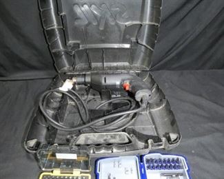 Skil 3/8" Drill, DeWALT & Kobalt Bit Sets
- Skil 3/8" drill # 6225
- DeWALT Screw Driver Bit Set
- Kobalt Set - Drill bits & Screw Driver Bits