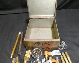 Misc. Air Fittings and Gauges
25+ Assorted Fittings and 3 Gauges