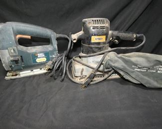 Black & Decker Jigsaw & Craftsman Orbital Sander	
- Black & Decker Medallion Jigsaw, Model HD4000 Type 1
- Craftsman Straight Line or Orbital Dual Motion Sander, Model 315.11680, 100% Ball and Roller Bearing