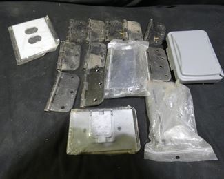 Hinges and More
- 12 Hinges
- Weather Tight Electrical Cover
- White Outlet Cover