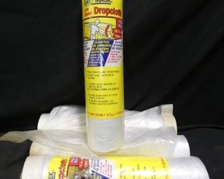 Easy Mask Pre Taped Drop cloth
- 4 Pkgs, 72" x 75', 2 New In Unopened Pkg