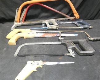 9 Saws - Hacksaws Bow Saws & Coping Saws
- 2 Bow Saws
- 3 Hacksaws
- 3 Hand Saws
- Coping Saw