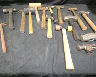 15 Piece Sledge Hammers, Bal Peen Hammers, Mallets