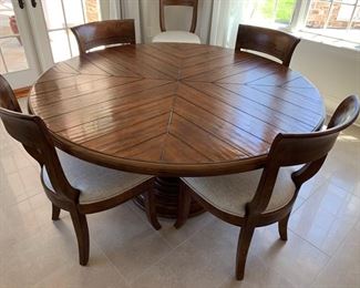 1. Century Furniture Dining Table (60")
& 6 Century Furniture Side Chairs