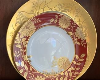 40. JL Coquet China Limoges France 
8 Dinner Plates
8 Bread Plates

