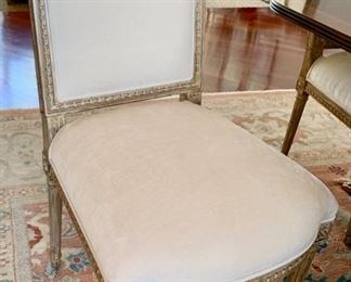 31. Louis Solomon 8 Side Chairs w/ Mohair Upholstery