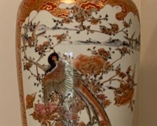 148. Asian Porcelain Vase w/ Birds