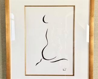 131.  Nude Line Drawings by Ved