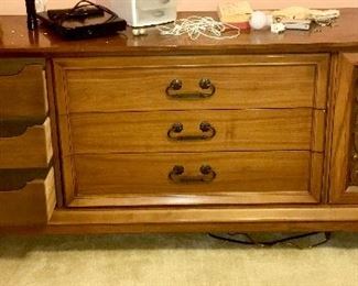 Dresser comes with mirror and nightstand.