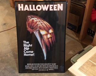 Original Vintage, Halloween framed poster