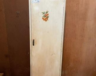 Vintage Metal Upright Cabinet