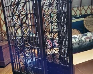 Vintage wood screen,