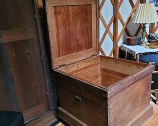 Vintage sea chest.